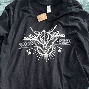 Black crop large western